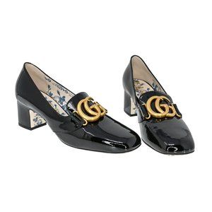 Gucci Women's GG Marmont Patent Leather Pumps